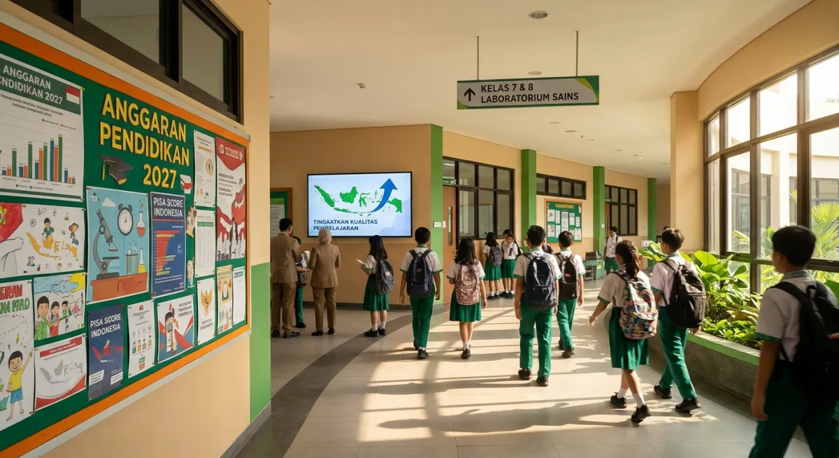 PEMERINTAH SIAPKAN ANGGARAN PENDIDIKAN RP824 TRILIUN PADA 2027 UNTUK DUKUNG PROGRAM GRATIS DAN KUALITAS PEMBELAJARAN