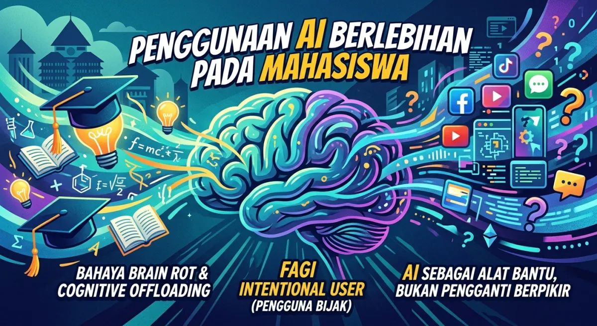 DOSEN FISIP UI PERINGATKAN BAHAYA PENGGUNAAN AI BERLEBIHAN BAGI MAHASISWA