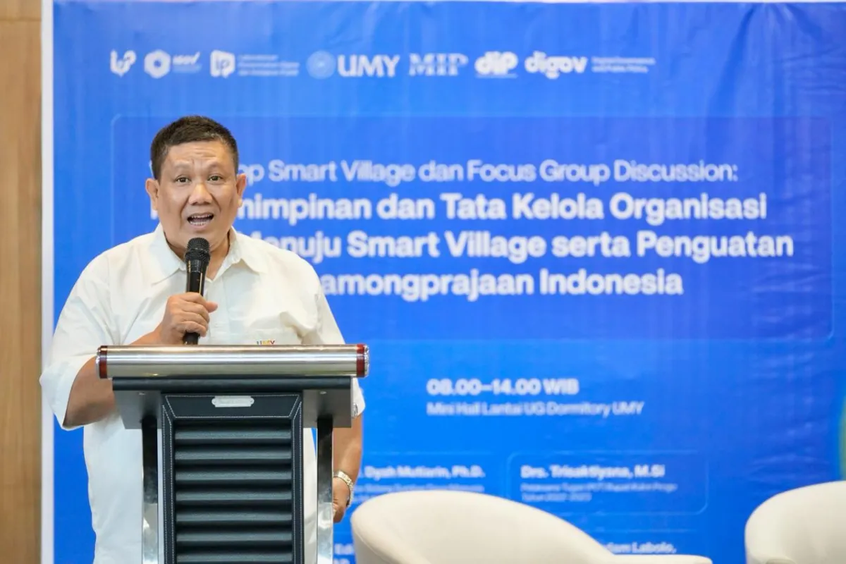 PAKAR UMY TEGASKAN APARATUR DESA HARUS MELEK DIGITAL DEMI MEWUJUDKAN SMART VILLAGE