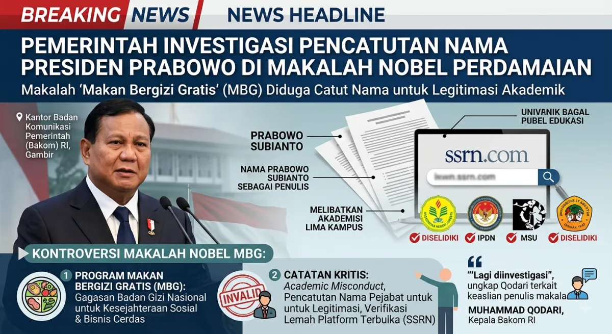 MAKALAH MBG NOBEL PEACE PRICE, KONTROVERSI PENCATUTAN NAMA PRESIDEN SERTA AKADEMISI