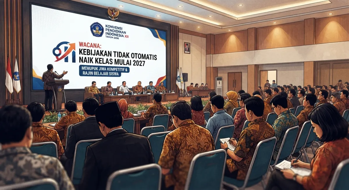 MENDIKDASMEN SAMBUT WACANA KEBIJAKAN TIDAK OTOMATIS NAIK KELAS MULAI 2027 UNTUK TINGKATKAN MUTU DAN JIWA KOMPETITIF SISWA