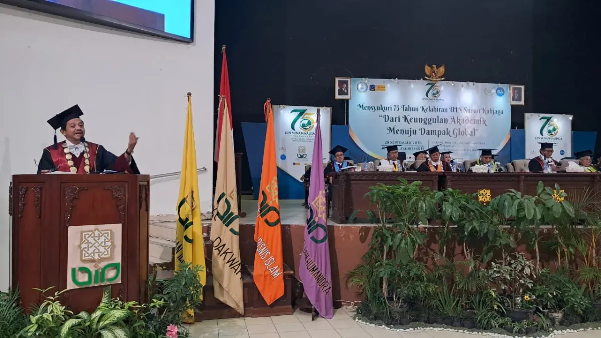 SABDA REKTOR UIN SUNAN KALIJAGA : EMPAT KEMAMPUAN BERPIKIR MANUSIA JADI FONDASI PENDIDIKAN DI ERA KEBUDAYAAN DAN KEHEBATAN AI